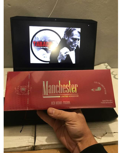 Manchester Red Berry Fusion Superslims (ягоды, кнопка)