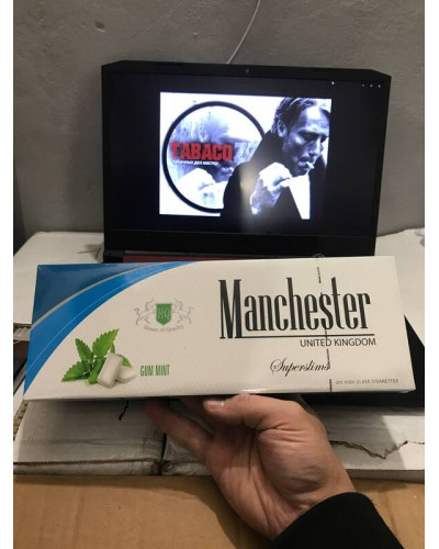 Manchester Gum Mint Superslims (жвачка)