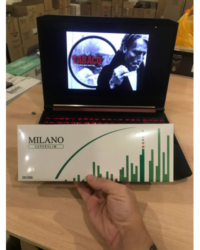 Milano Green Superslims (ментол)