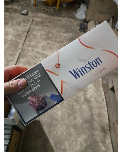 Winston orange mix Superslims Duty Free (апельсин, кнопка)