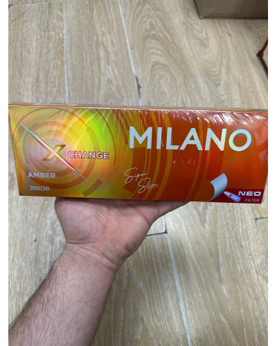 Milano XCHANGE Amber SuperSlims (манго, кнопка)