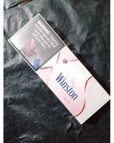 Winston Red mix Superslims Duty Free (ягоды, кнопка)