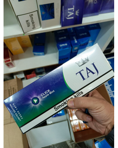 Taj AppleMint Superslims (яблоко, кнопка)