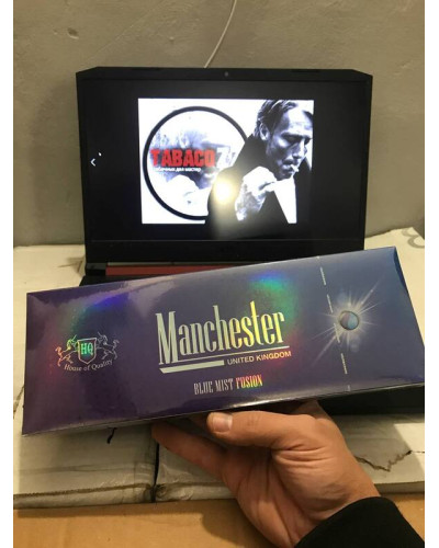 Manchester Blue Mist Superslims (черника, кнопка)